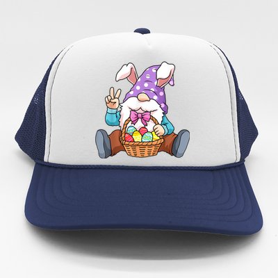 Easter Gnome Egg Funny Easter Trucker Hat