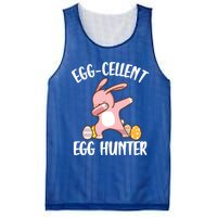 Eggmeaningful Giftcellent Egg Hunter Dabbing Easter Bunny Cool Gift Mesh Reversible Basketball Jersey Tank