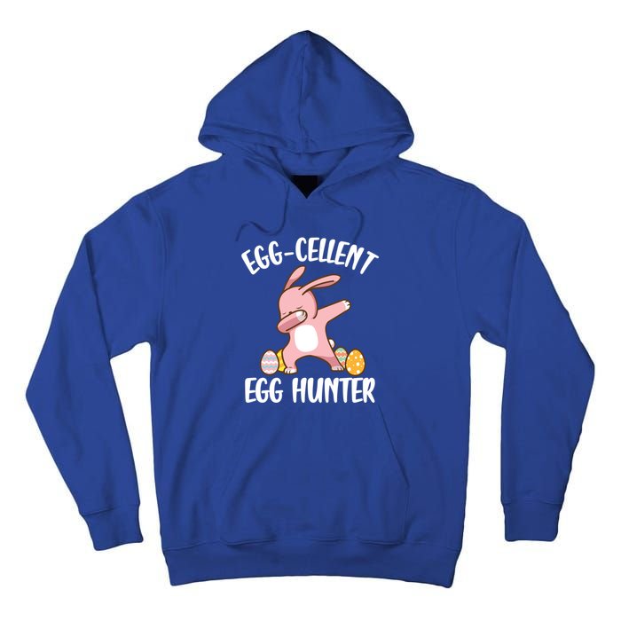 Eggmeaningful Giftcellent Egg Hunter Dabbing Easter Bunny Cool Gift Tall Hoodie