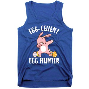 Eggmeaningful Giftcellent Egg Hunter Dabbing Easter Bunny Cool Gift Tank Top