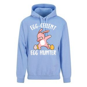 Eggmeaningful Giftcellent Egg Hunter Dabbing Easter Bunny Cool Gift Unisex Surf Hoodie