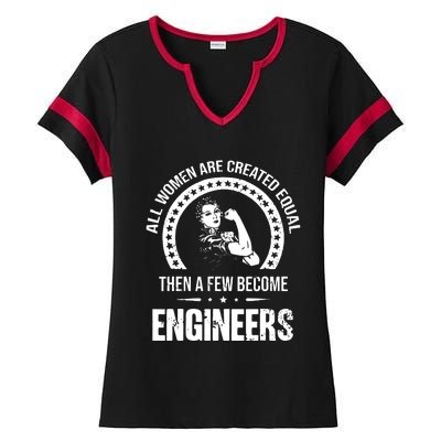 Engineer Gift Ladies Halftime Notch Neck Tee