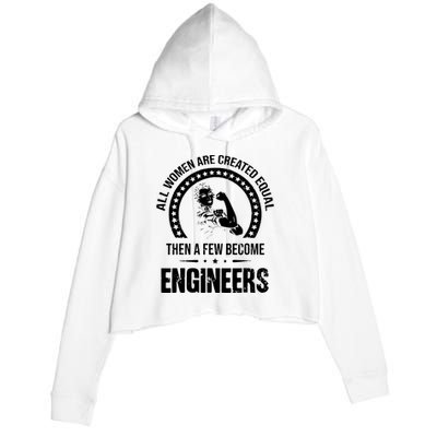 Engineer Gift Crop Fleece Hoodie