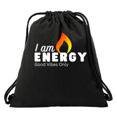 Energy Graphic Drawstring Bag