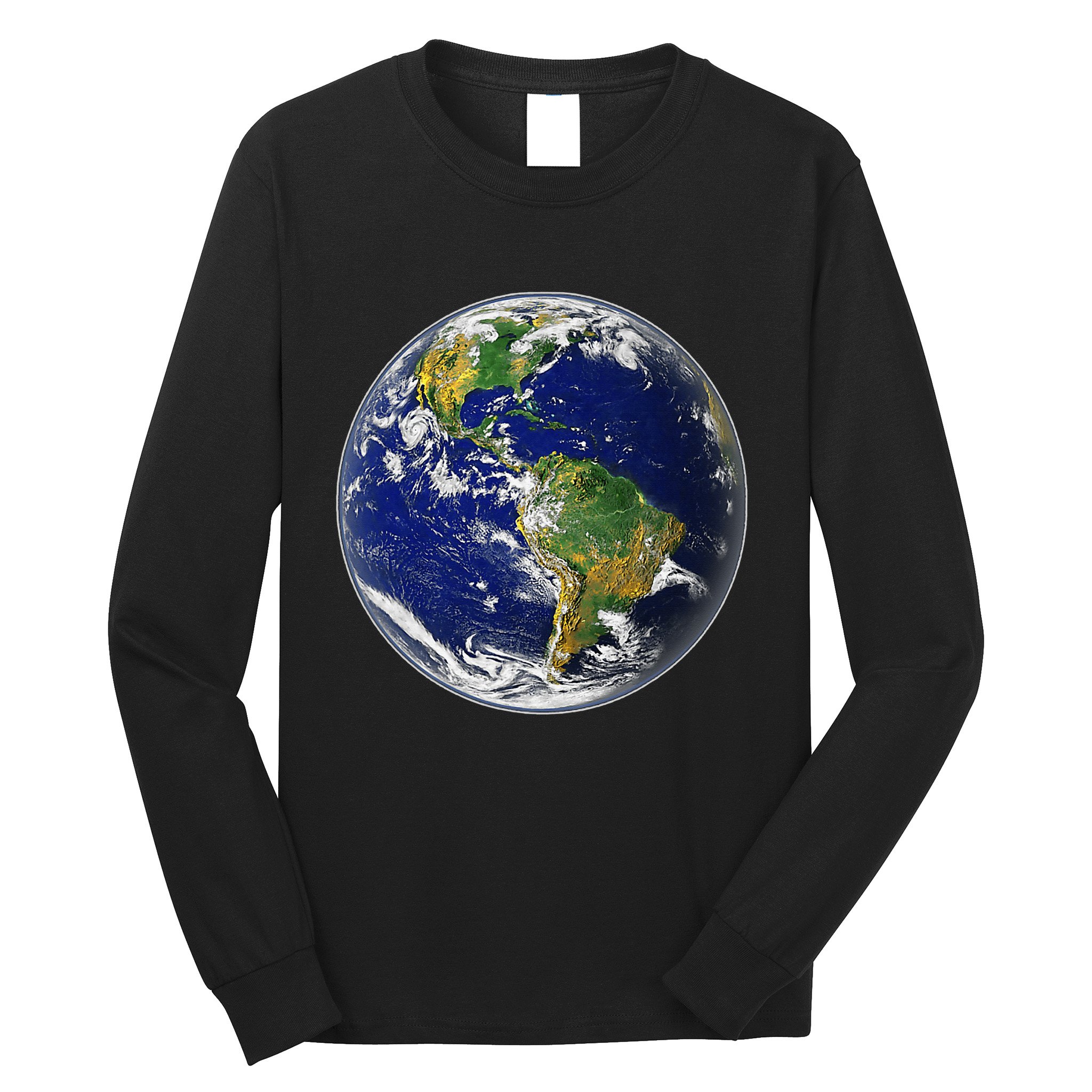 Earth Globe For Earth Day Long Sleeve Shirt