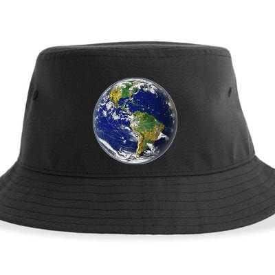 Earth Globe For Earth Day Sustainable Bucket Hat