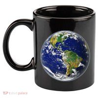 Earth Globe For Earth Day 11oz C Handle Ceramic Mug