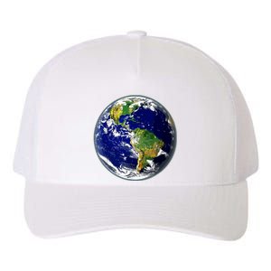 Earth Globe For Earth Day Yupoong Adult 5-Panel Trucker Hat