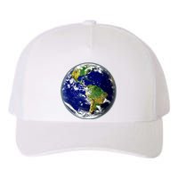 Earth Globe For Earth Day Yupoong Adult 5-Panel Trucker Hat