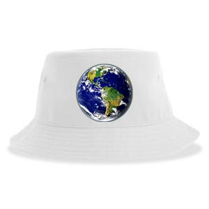 Earth Globe For Earth Day Sustainable Bucket Hat