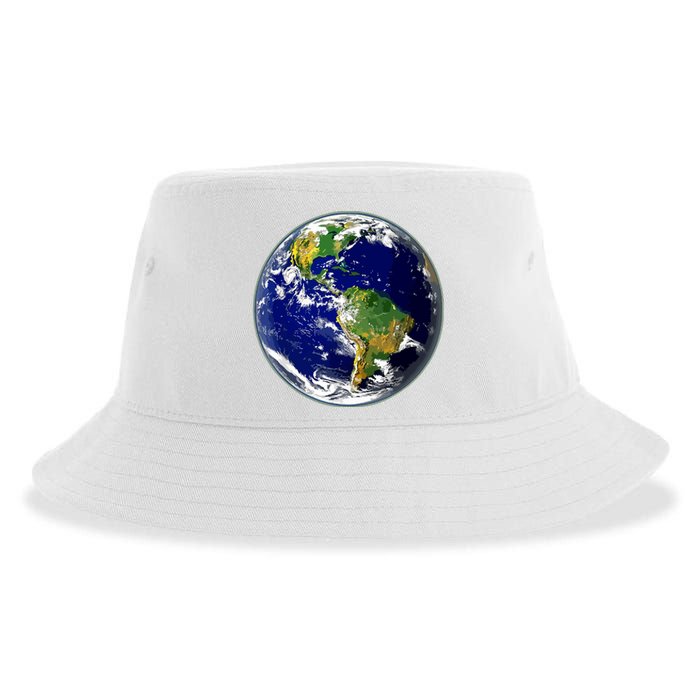 Earth Globe For Earth Day Sustainable Bucket Hat