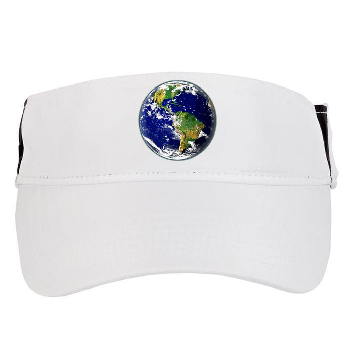 Earth Globe For Earth Day Adult Drive Performance Visor