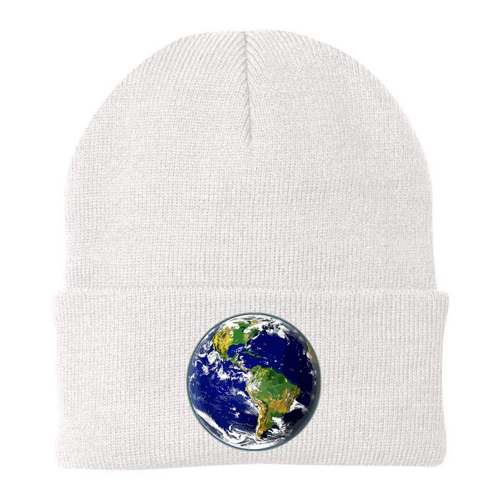 Earth Globe For Earth Day Knit Cap Winter Beanie