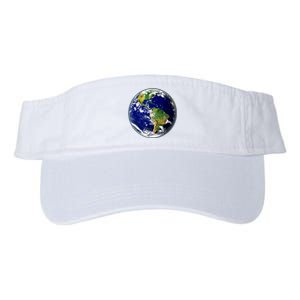 Earth Globe For Earth Day Valucap Bio-Washed Visor