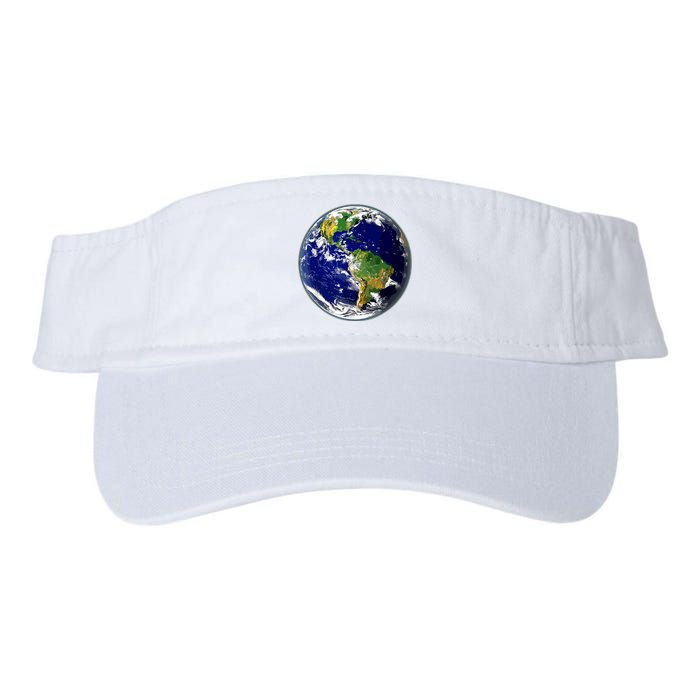 Earth Globe For Earth Day Valucap Bio-Washed Visor