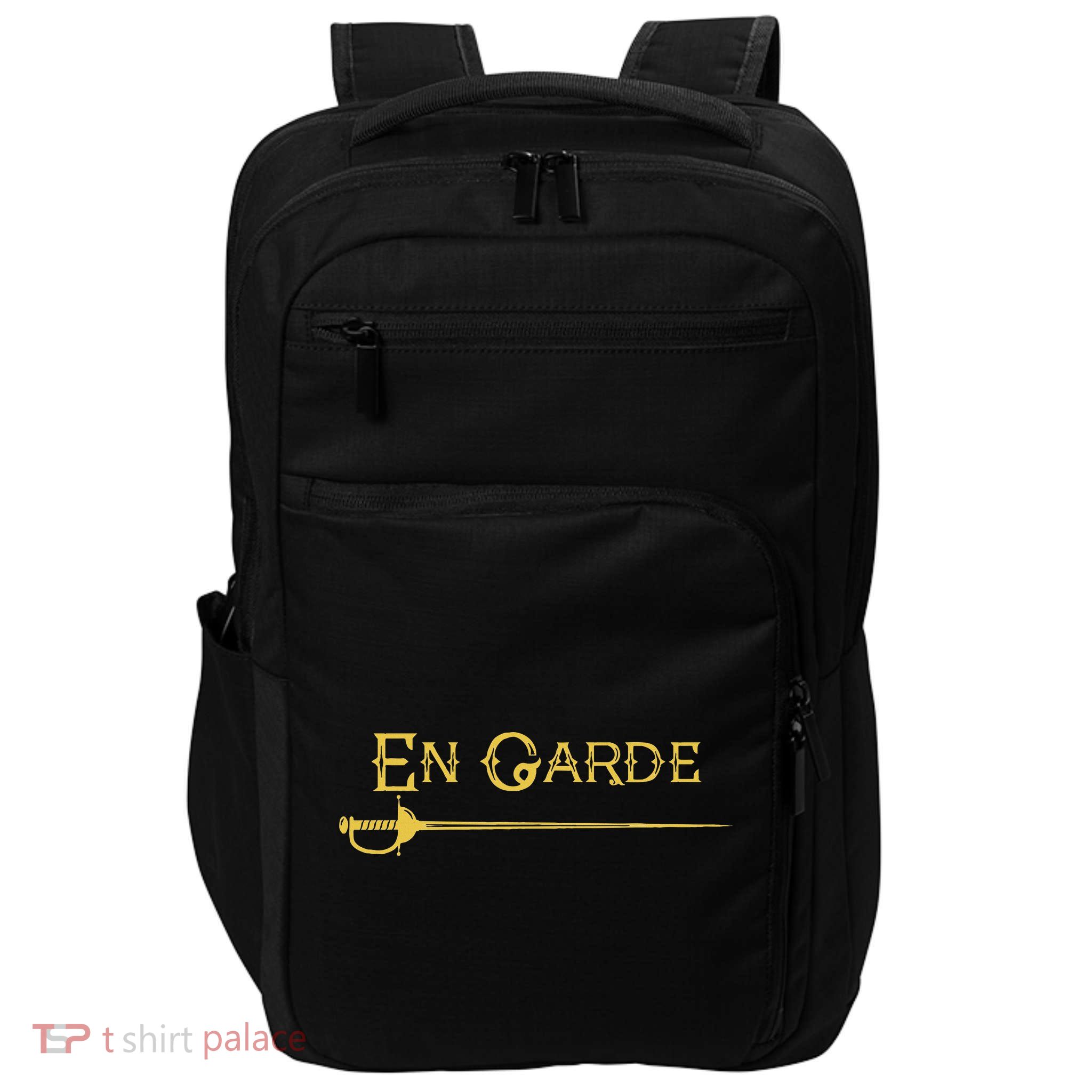 En Garde Fencing Fencer Swordsman Rapier Sabre Mask Sword Impact Tech Backpack