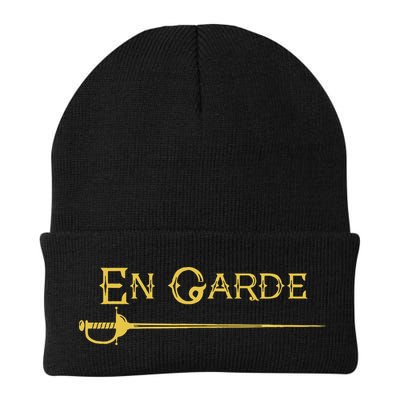 En Garde Fencing Fencer Swordsman Rapier Sabre Mask Sword Beanie
