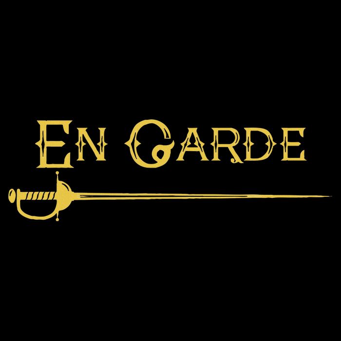En Garde Fencing Fencer Swordsman Rapier Sabre Mask Sword 16 in Basic Backpack