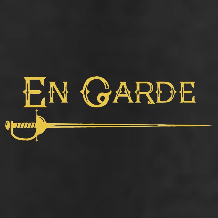 En Garde Fencing Fencer Swordsman Rapier Sabre Mask Sword 25L Jumbo Tote