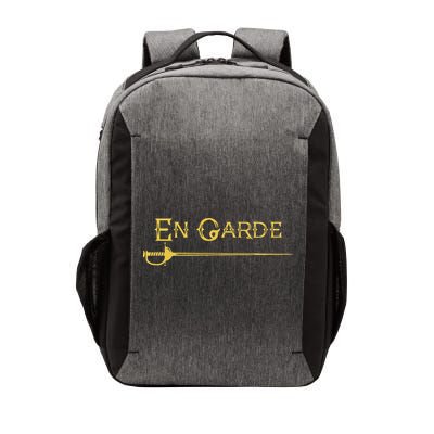 En Garde Fencing Fencer Swordsman Rapier Sabre Mask Sword Vector Backpack