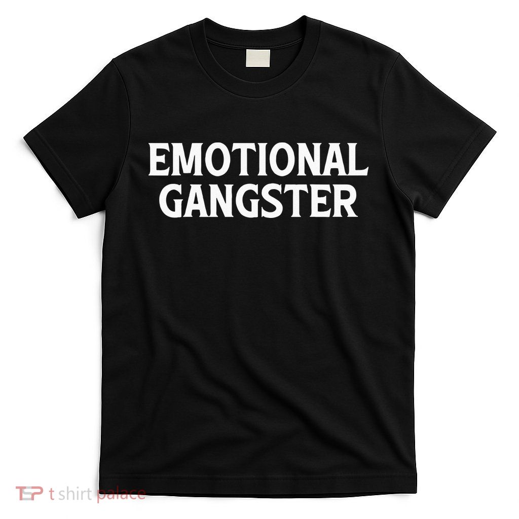 Emotional Gangster Funny Yoga Meditation Mental Health T-Shirt