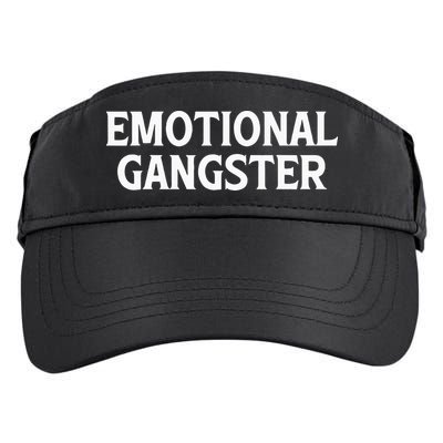 Emotional Gangster Funny Yoga Meditation Mental Health Adult Drive Performance Visor