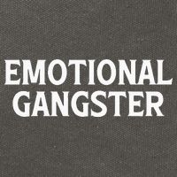 Emotional Gangster Funny Yoga Meditation Mental Health Cotton Canvas Backpack