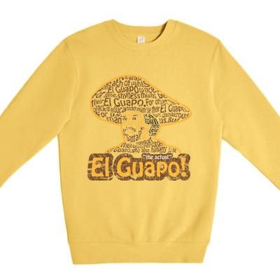 El Guapo! Fitted Premium Crewneck Sweatshirt