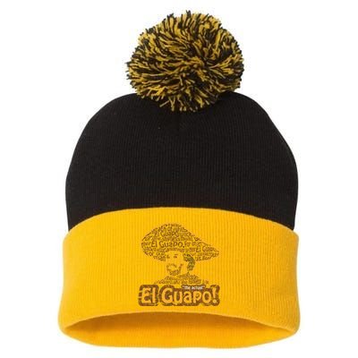 El Guapo! Fitted Pom Pom 12in Knit Beanie