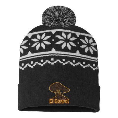 El Guapo! Fitted USA-Made Snowflake Beanie