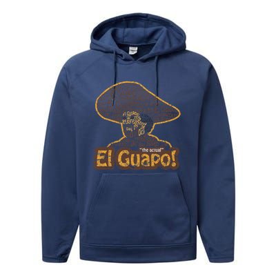 El Guapo! Fitted Performance Fleece Hoodie