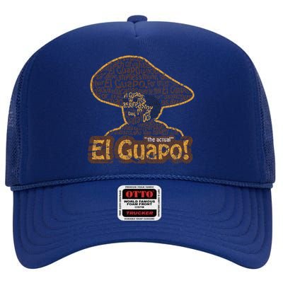 El Guapo! Fitted High Crown Mesh Back Trucker Hat