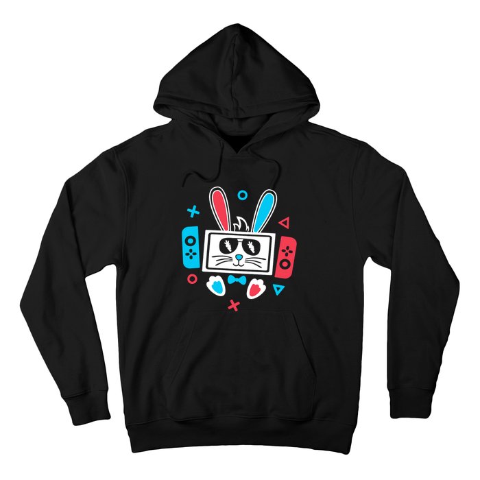 Easter Gamer Funny Happy Easter Gamer Easter Bunny Gamer Hoodie