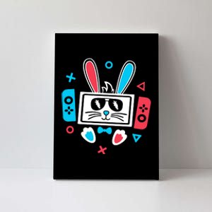 Easter Gamer Funny Happy Easter Gamer Easter Bunny Gamer Canvas