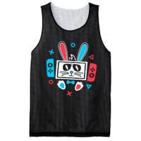 Easter Gamer Funny Happy Easter Gamer Easter Bunny Gamer Mesh Reversible Basketball Jersey Tank