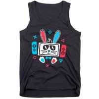 Easter Gamer Funny Happy Easter Gamer Easter Bunny Gamer Tank Top