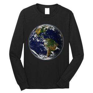 Earth Globe For Earth Day Long Sleeve Shirt