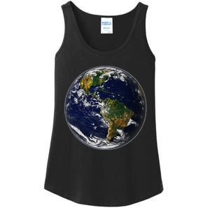 Earth Globe For Earth Day Ladies Essential Tank