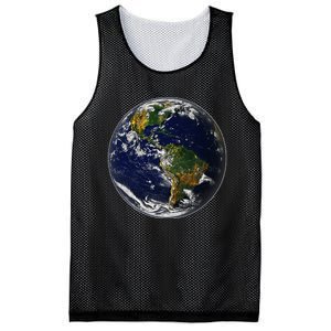 Earth Globe For Earth Day Mesh Reversible Basketball Jersey Tank