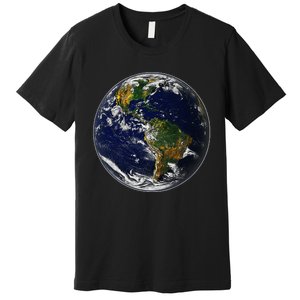 Earth Globe For Earth Day Premium T-Shirt