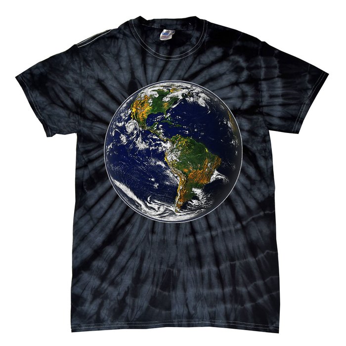 Earth Globe For Earth Day Tie-Dye T-Shirt