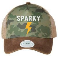 Electrician Gift Funny Sparky Nickname Lightning Bolt Tee Legacy Tie Dye Trucker Hat