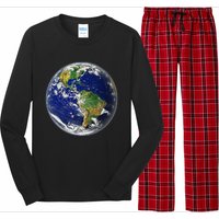 Earth Globe for Earth Day Long Sleeve Pajama Set