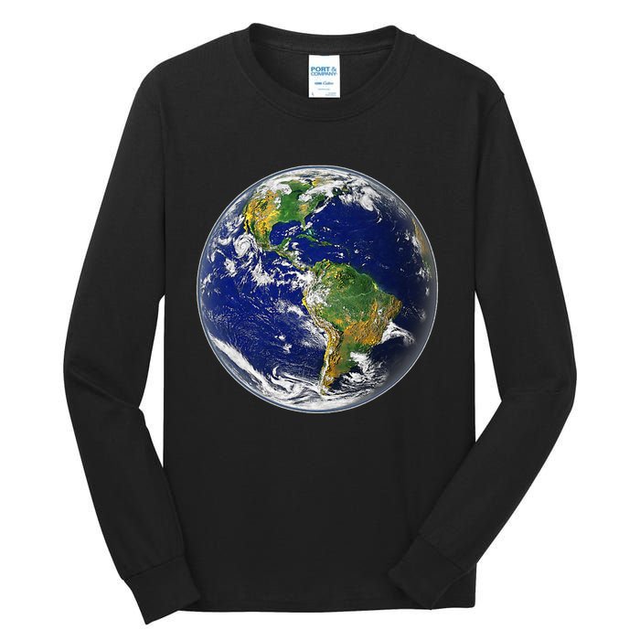 Earth Globe for Earth Day Tall Long Sleeve T-Shirt