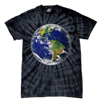 Earth Globe for Earth Day Tie-Dye T-Shirt