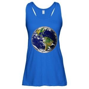 Earth Globe For Earth Day Ladies Essential Flowy Tank