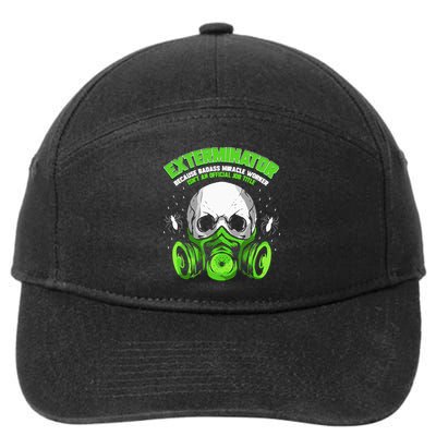 Exterminator Gift for Pest Controller Profession 7-Panel Snapback Hat