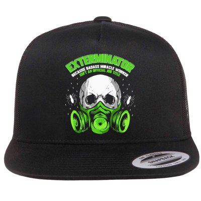 Exterminator Gift for Pest Controller Profession Flatbill Hat