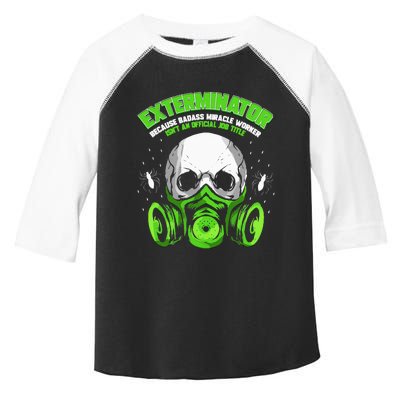 Exterminator Gift for Pest Controller Profession Toddler Fine Jersey T-Shirt