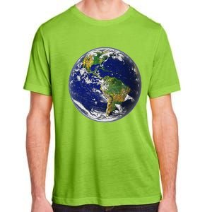 Earth Globe For Earth Day Adult ChromaSoft Performance T-Shirt